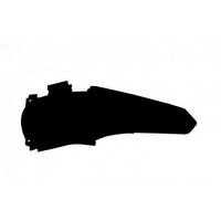 Rtech Rear Fender for Yamaha YZ 125 2002-2021 (Re-Style) Black 