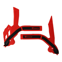 Rtech Frame Protectors for Beta RR-S 500 4T Enduro 2020-2021 Red/Black