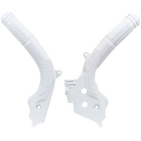 Rtech Frame Protectors for KTM 125 EXC 2017-2019 White