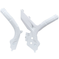Rtech Frame Protectors for KTM 250 SX-F 2019-2021 White