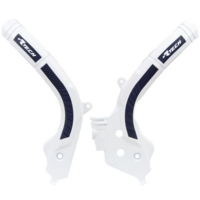 Rtech Frame Protectors for Husqvarna TC 250 2014-2021 White/Black