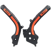 Rtech Frame Protectors for KTM 250 SX-F 2016-2018 Black/Orange