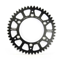 RHK Warrior Rear Sprocket 49T for Husqvarna WR 240 1991 >Black