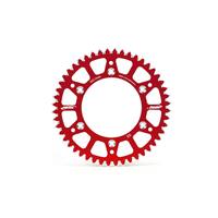 RHK Warrior Rear Sprocket 50T for Beta RR 300 2T Enduro Racing 2013-2022 >Red