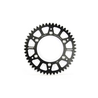 RHK Warrior Rear Sprocket 50T for Kawasaki KDX 200 1983-2006 >Black