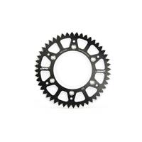RHK Warrior Rear Sprocket 49T for Kawasaki KX 112 Supermini 2022 >Black
