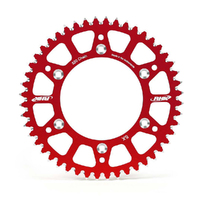 RHK Warrior Rear Sprocket 46T for KTM 65 SX 1998-2022 >Red