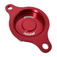 RHK Oil Filter Cover for Honda CRF 250 R 2010-2017 >Red