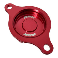 RHK Oil Filter Cover for Honda CRF 450 R 2009-2016 >Red
