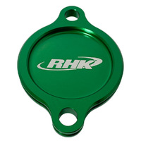 RHK Oil Filter Cover for Kawasaki KX 250 F Monster Energy 2009 >Green