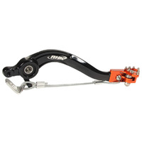 RHK Alloy Forged Brake Pedal for Husaberg FE 390 2010-2012 >Orange