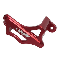RHK Rear Brake Caliper Guard for Suzuki DRZ 400 2000-2004 >Red