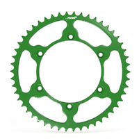 RHK SuperLite Steel Rear Sprocket 52T for Kawasaki KLX 450 R 2008-2022 >Green