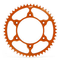 RHK SuperLite Steel Rear Sprocket 51T for KTM 380 SX 1998-2002 >Orange