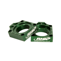 RHK Axle Blocks for Kawasaki KX 250 F 2004-2016 >Green AB03-E