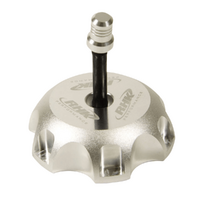 RHK Alloy Tank Cap for Kawasaki KX 125 1999-2008 >Silver