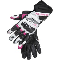 Rjays Long Cobra 2 Carbon Ladies Gloves Black/Pink/White 