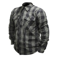 Rjays Regiment Flannel Shirt Grey/Black 