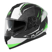 Rjays Dominator II Helmet Strike Matt Black/Green 