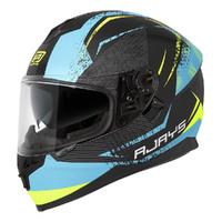 Rjays Dominator II Helmet Strike Matt Blue/Yellow 