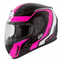 Rjays Grid Helmet Gloss Black/Pink 
