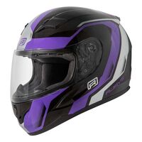 Rjays Grid Helmet Gloss Black/Pur 