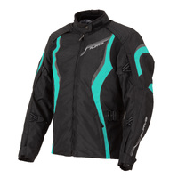 Rjays Athena Jacket Black/Aqua Ladies 