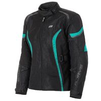Rjays Athena Air Jacket Black/Aqua Ladies 