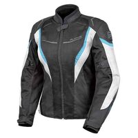 Rjays Swift III Jacket Ladies Black/White/Light Blue 