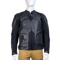 Rjays Jacket Rush Perf Lthr Black