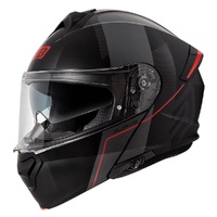 Rjays Helmet Tourtech V StrIVe Black/Grey/Red