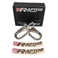 Raptor Titanium Footpegs Offset (10 Back) RME008-00-10B