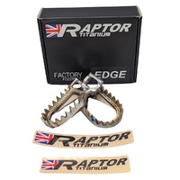 Raptor Titanium Footpegs for Husqvarna TC 50 2024-2025 RME065-00-00