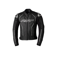 RST Jacket S-1 CE Leather Black/White 