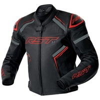 RST Jacket S1 D30 CE Leather Black/Grey/Red 