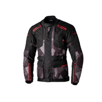 RST Jacket EnduranCE CE Waterproof Black Camo/Red 