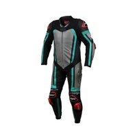 RST 1 Piece Suit Pro Series EVO CE Mens Black/Grey/Teal 