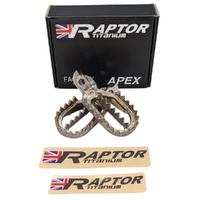 Raptor Titanium Footpegs for Triumph TF 250 X 2024-2025 RX007-00-00