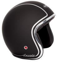 RXT Helmet Open Face Classic Matt Silver No Studs