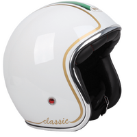 RXT Helmet Open Face Classic White/Italy No Studs