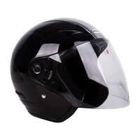 RXT Helmet A218 Metro Retro Black/Light Silver