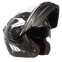 RXT Helmet 909 Flip-Up Matt Black/White