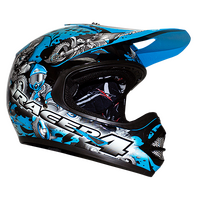 RXT Helmet Racer 4 Kids/Youth Blue