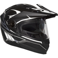 RXT Helmet 909P Safari Matt Black/White