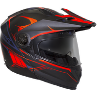 RXT Helmet 909P Safari Matt Black/Neon Orange