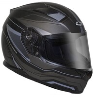 RXT Helmet 817 Street Missile Matt Black/Silver
