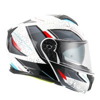 RXT Helmet 918 Flip Up Fusion Gloss White Black Red