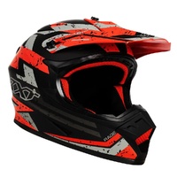 RXT Helmet A727 Sector Rage Matt Black Red