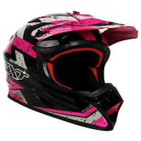RXT Helmet A727 Sector Rage Gloss Black Magenta