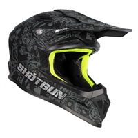 RXT Helmet 762N Sg1 Ultra+ Shotgun All In Matt Black Grey